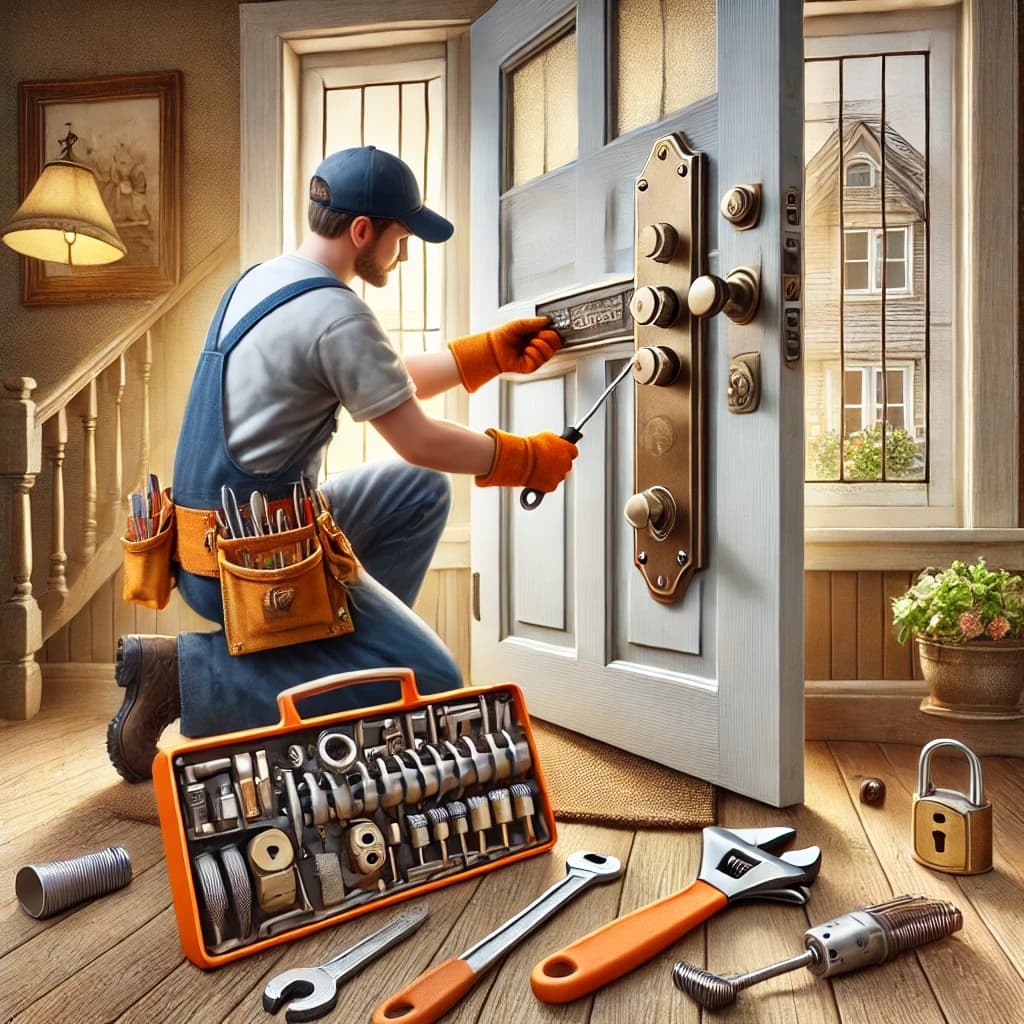 Automobile Door Lock Opening